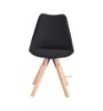 Picture of EIFFEL Beechwood Legs PU Seat Dining Chair (Black) - Set of 4