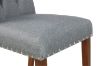 Picture of SOMMERFORD Tufted Fabric Upholstered Dining Chair (Dark Grey) - Single