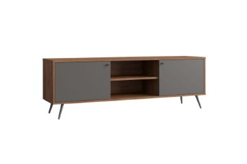 Picture of RIO 176 TV Unit  *Solid Lacquer with Real Dark Walnut Veneer