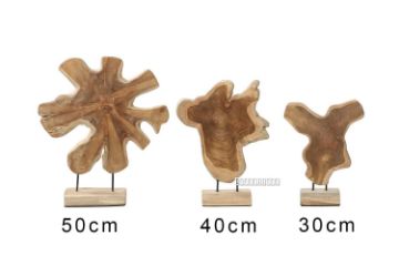 Picture of BARON Solid Teakwood Display Abstract - 30