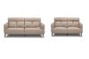 Picture of SIKORA 3+2+1 Genuine Leather Sofa Range (Beige) - 3 Seater