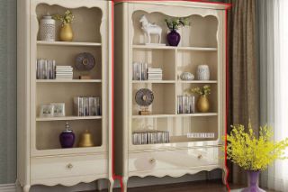 Picture of FERROL 1 DRW Wide/Narrow Bookshelf - Wide 1360x398x2100