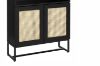 Picture of SAILOR 168x80cm Bookshelf with Rattan Design (Black)