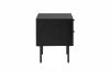 Picture of COLIN Bedside Table with Line Design (Black)