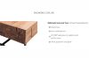 Picture of BYBLOS 1-Drawer Oak X-Large Coffee Table