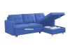 Picture of KAYDEN Sectional Sofa Bed with Storage - Facing Right (Blue)