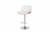 Picture of BOYLTON Bentwood Adjustable Swivel Gas Lift Bar Stool (White)