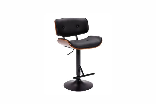 Picture of LIBERTY Bentwood Adjustable Swivel Gas Lift Bar Stool - Black
