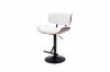 Picture of LIBERTY Bentwood Adjustable Swivel Gas Lift Bar Stool - White