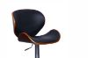 Picture of ARTIS Bentwood Adjustable Swivel Gas Lift Bar Stool (Black)