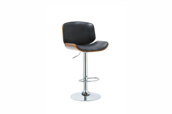 Picture of LOTUS Bentwood Adjustable Swivel Gas Lift Bar Stool (Black)