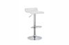 Picture of COSMO Adjustable Swivel Gas Lift Bar Stool (White) - Each