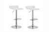 Picture of COSMO Adjustable Swivel Gas Lift Bar Stool (White) - Each