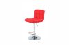 Picture of NEBULA Adjustable Swivel Gas Lift Bar Stool (Black/White/Red)