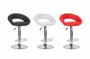 Picture of STANFORD Adjustable Swivel Gas Lift Bar Stool (White)