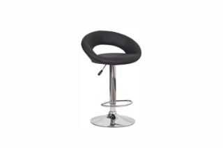 Picture of STANFORD Adjustable Swivel Gas Lift Bar Stool (Black)