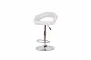 Picture of STANFORD Adjustable Swivel Gas Lift Bar Stool (White)