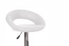 Picture of STANFORD Adjustable Swivel Gas Lift Bar Stool (White)