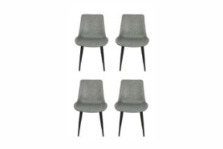 Picture of HAPPER Dining Chair - Set of 4 (Grey)