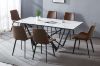 Picture of EVAN 180 Sintered Stone Dining Table (White)
