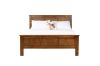 Picture of WOODLAND Bed Frame in Queen Size (Rustic Brown)