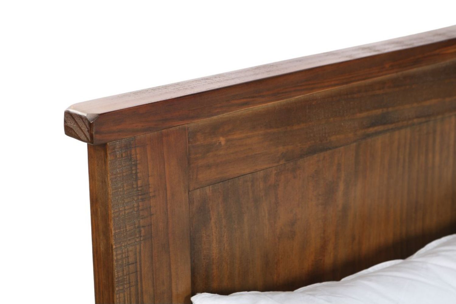 WOODLAND Bed Frame in Queen Size (Rustic Brown)