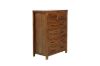 Picture of WOODLAND 6DRW Tallboy (Rustic Brown)