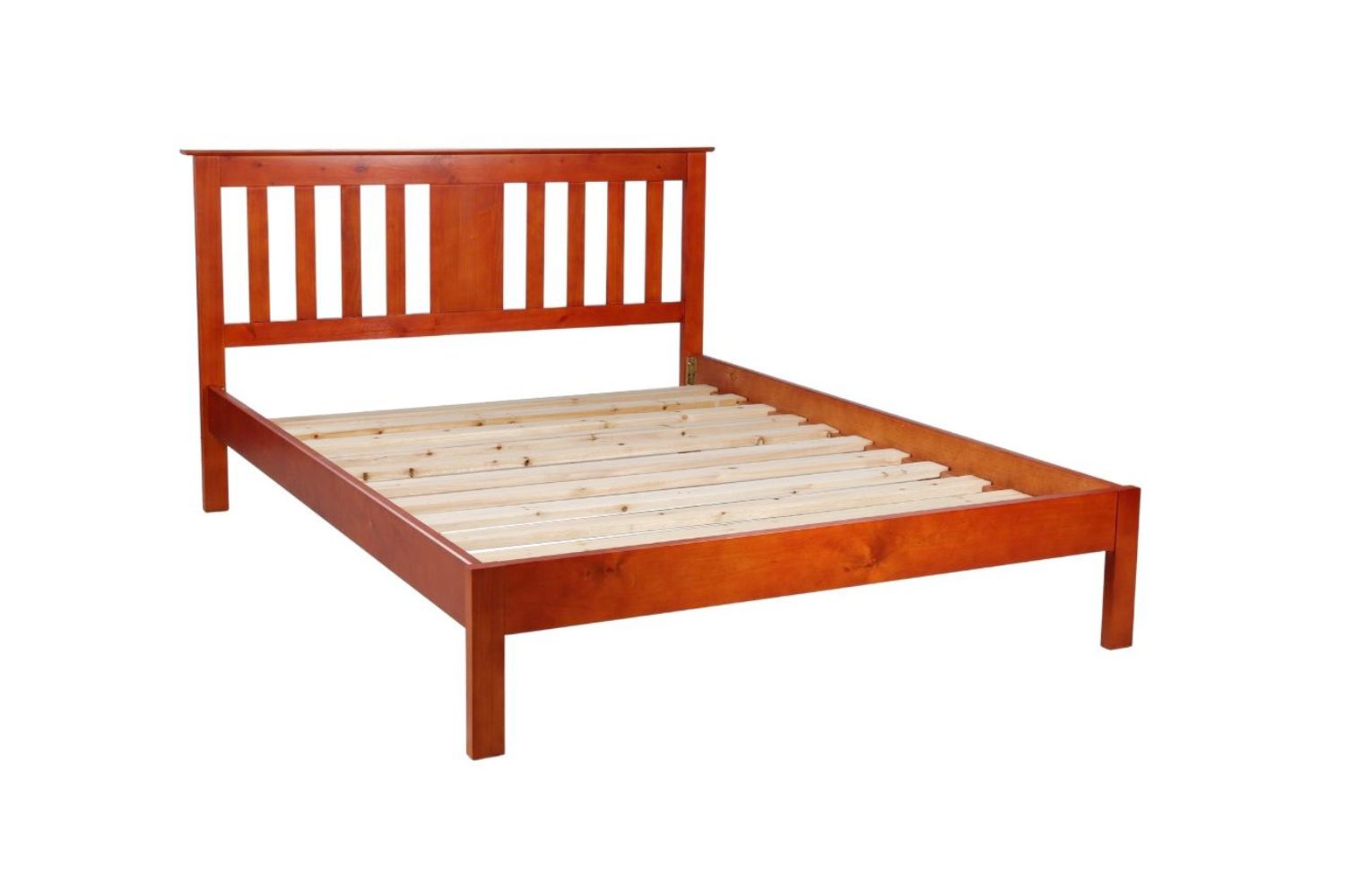 ROSEWOOD Bed Frame in Queen Size (Reddish Brown)