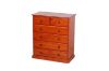 Picture of ROSEWOOD 6-Drawer Tallboy (Reddish Brown)