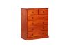 Picture of ROSEWOOD 6-Drawer Tallboy (Reddish Brown)