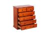 Picture of ROSEWOOD 6-Drawer Tallboy (Reddish Brown)