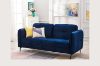 Picture of AMBERLEY Velvet Sofa (Blue) - 2 Seater