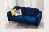 Picture of AMBERLEY Velvet Sofa (Blue) - 2 Seater