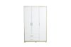 Picture of DUBLIN 3-Door 2-Drawer Wardrobe (White & Oak Colour)