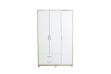 Picture of DUBLIN 3-Door 2-Drawer Wardrobe (White & Oak Colour)