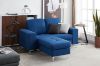 Picture of NIXON 3+2 Seater with Ottoman Fabric Sofa (Blue)