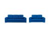 Picture of NIXON 3+2 Seater with Ottoman Fabric Sofa (Blue)