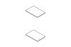 Picture of BESTA Wall Solution Modular Wardrobe - Part K (White Colour)