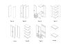 Picture of BESTA Wall Solution Modular Wardrobe - Part K (White Colour)