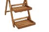 Picture of BISTRO 80cmx65cm 3-Tier Outdoor Wooden Pot Stand/Shelf