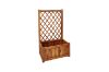 Picture of BISTRO Outdoor Wooden Flower Pot with Trellis (Small) (60x28x100)