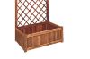 Picture of BISTRO 180 Wooden Flower Pot with Trellis (Large) (80x38x180)