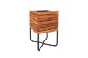 Picture of BISTRO 32 Square Wooden Pot/Planter with Steel Legs (32x32x60)