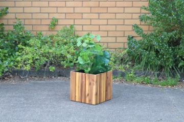 Picture of BISTRO 34 Square Wooden Pot/Planter (34x34x32)