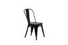 Picture of TOLIX Replica Dining Chair with Solid Rustic Elmwood (Black)