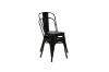 Picture of TOLIX Replica Dining Chair with Solid Rustic Elmwood (Black)