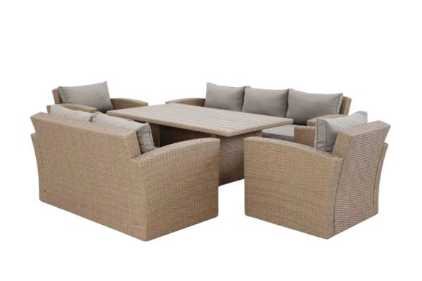 Picture of ZANE 5PC Wicker Outdoor Dining Set 