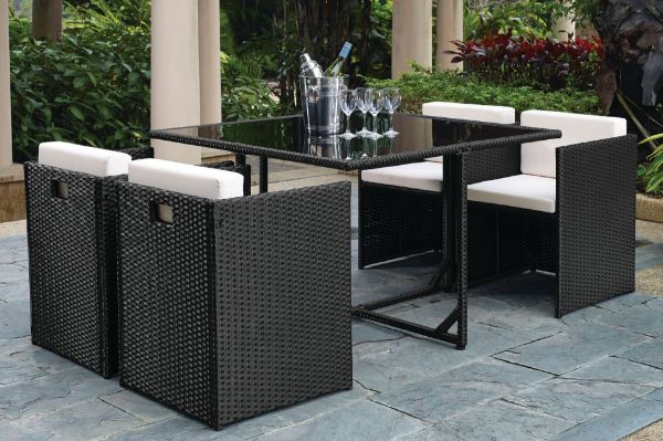 Picture of CAMARO 5PC Space-Saver Outdoor Dining Set