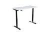 Picture of UP1 150/160/180 Height Adjustable Straight Desk (White Top Black Base)