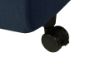 Picture of PRESTIGE Queen Bed Base (Navy Blue) - Bed Base with Wheel Legs